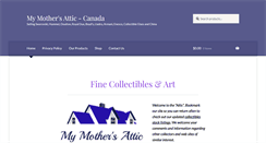 Desktop Screenshot of mymothersattic.ca